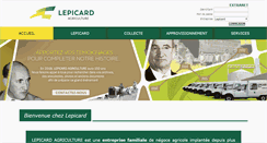 Desktop Screenshot of lepicard.fr