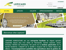 Tablet Screenshot of lepicard.fr